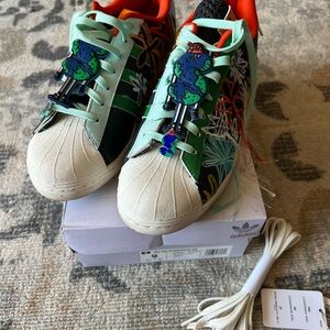 Adidas Multicolor Superstar Shoes